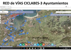 RED de VÍAS CICLABES-3 Ayuntamientos